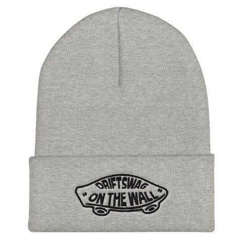 "On the wall" Cuffed Beanie